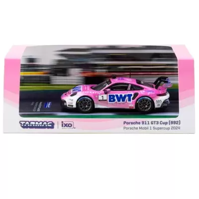 Miniatura de carro Porsche 911 GT3 Cup na caixa
