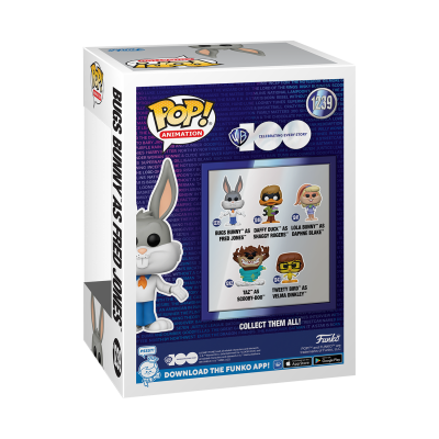 Caixa Funko Pop Animation Bugs Bunny as Fred Jones