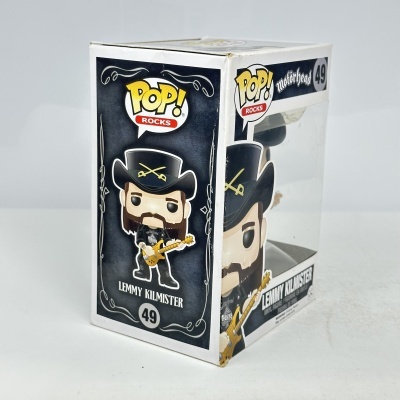 Embalagem Funko Pop Rocks Lemmy Kilmister Motörhead nº 49
