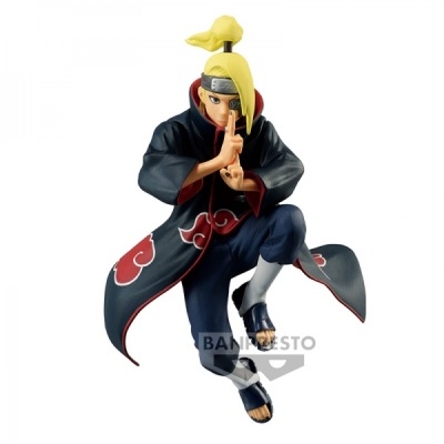 Figura de ação do personagem Deidara da série Naruto em pose de combate