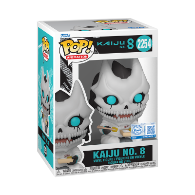 Funko Pop KAIJU NO. 8 figura de vinil com olhos azuis