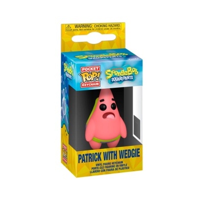 Chaveiro Patrick de Vinil SpongeBob em embalagem