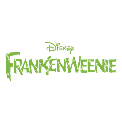 Logótipo Disney Frankenweenie verde em fundo branco