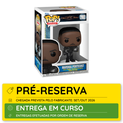 Funko Pop! Marshal Pentecost Pacific Rim na caixa original