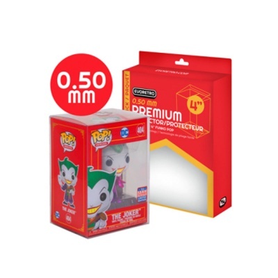 Figura Funko Pop do Joker numa caixa protetora plástica