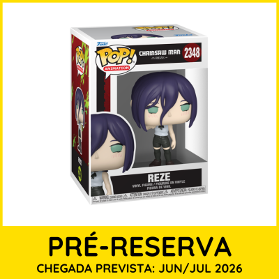 Boneco Funko Pop! Animation número 2348 da personagem Reze de Chainsaw Man em caixa