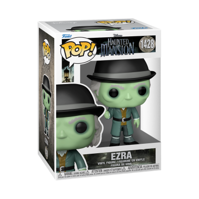 Funko Pop! figura de vinil EZRA da série Haunted Mansion em caixa