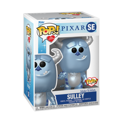 Boneco de vinil Sulley Funko Pop! Pixar em embalagem