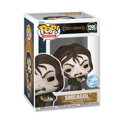 Boneco POP! Movies Smeagol Senhor dos Anéis nº1295 em caixa
