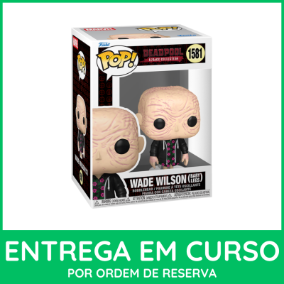 Boneco Funko Pop Wade Wilson Deadpool em caixa