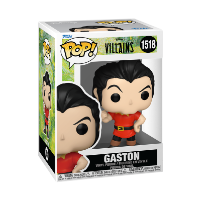 Figura Funko Pop Gaston Disney Villains nº 1518 em caixa