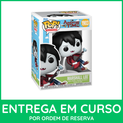 Figura Funko Pop Marshall Lee Adventure Time na caixa