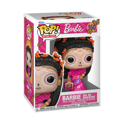 Figura de vinil Barbie Dia de Muertos na embalagem POP! RETRO TOYS