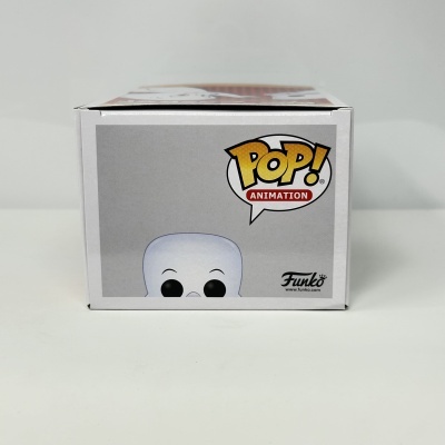 Embalagem Funko Pop! Animation branca com figura e logo visíveis