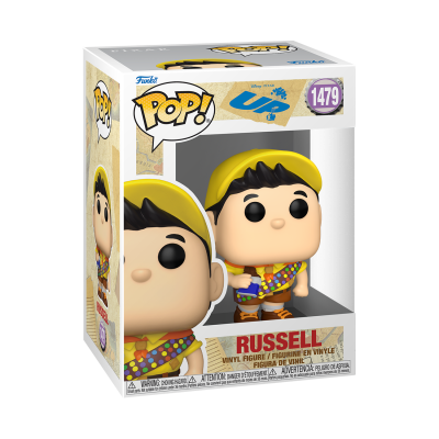 Figura Funko Pop! Russell do filme UP, vinil, com caixa transparente