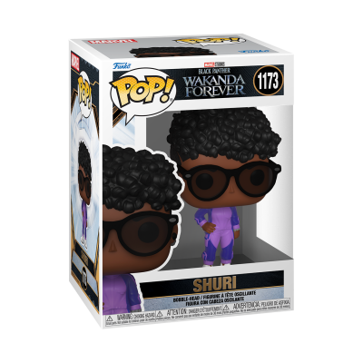 Funko Pop Shuri de Black Panther Wakanda Forever em embalagem
