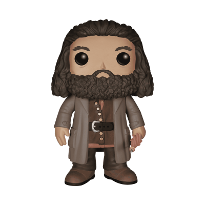 Figura Funko Pop de homem com barba e casaco cinza