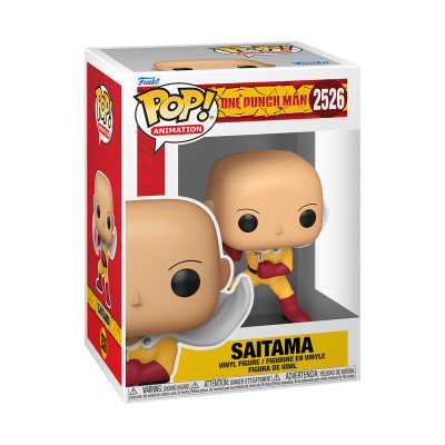Figura Funko Pop! Saitama One Punch Man número 2526 na caixa