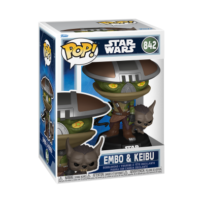 Funko Pop! Star Wars Embo & Keibu na embalagem