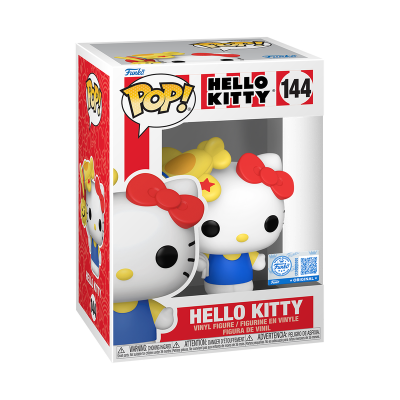 Figura Funko Pop! Hello Kitty nº 144 na caixa com janela transparente
