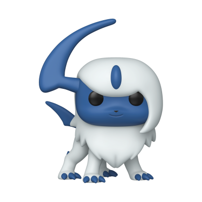Figura Funko Pop de Pokémon Abomasnow azul e branco com chifres