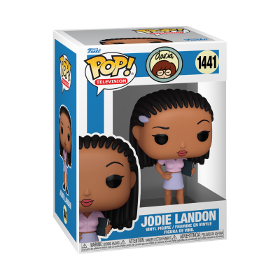 Funko Pop Jodie Landon da série Daria com vestido lilás em embalagem