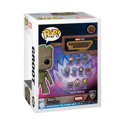 Caixa Funko Pop! Groot Marvel Guardians of the Galaxy 1203