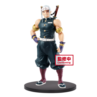Figura de ação de personagem anime com uniforme preto e bandana branca
