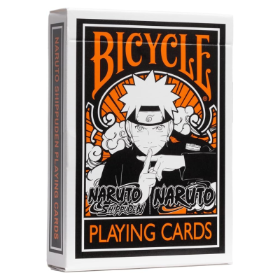 Baralho Bicycle Naruto Shippuden com arte de Naruto na embalagem