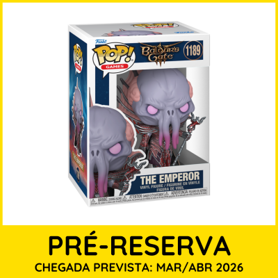 Funko Pop! Baldurs Gate The Emperor figura vinil na caixa