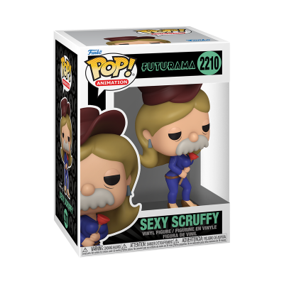 Figura Funko Pop! Sexy Scruffy Futurama 2210 na caixa