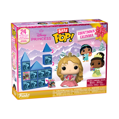 Caixa de calendário de contagem decrescente Bitty Pop! Disney Princess com figuras Funko Pop