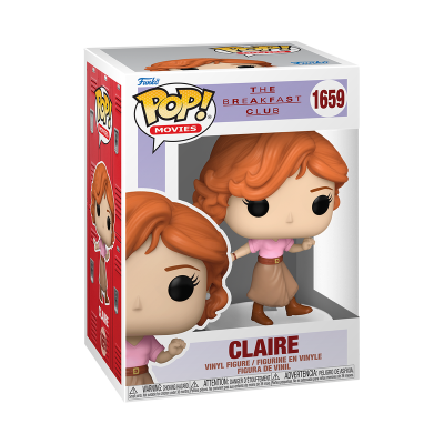 Figura POP! Claire do filme THE BREAKFAST CLUB na embalagem