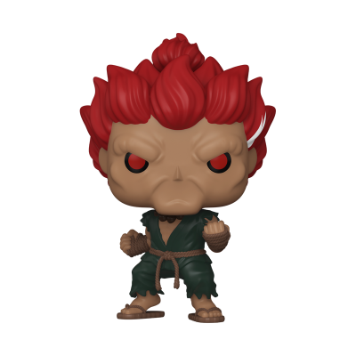Figura Funko Pop de personagem com cabelo vermelho e roupa verde rasgada.