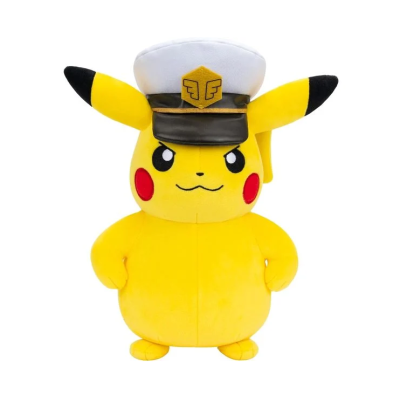 Pelúcia do Pikachu com chapéu de capitão
