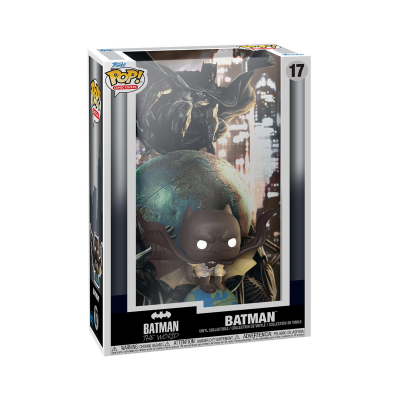 Figura Funko Pop! do Batman número 17 em caixa transparente