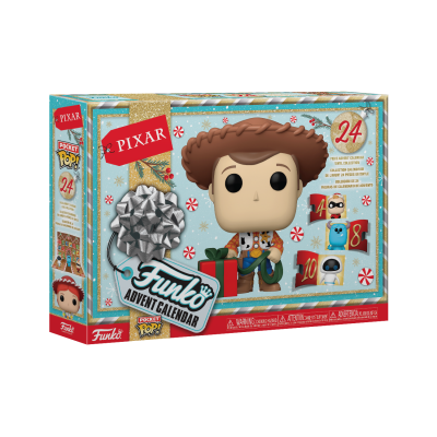 Caixa calendário do advento Funko Pop! Pixar com figura de cowboy e 24 surpresas