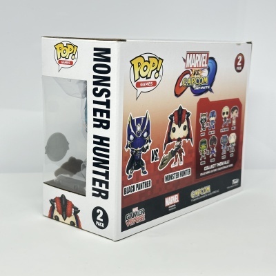 Embalagem de brinquedos Funko Pop! Games com personagens Marvel vs Capcom