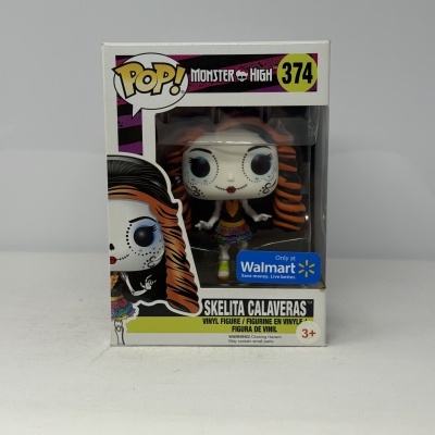 Figura Funko Pop! Skelita Calaveras da série Monster High na embalagem