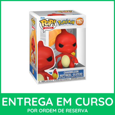 Figura Funko Pop! Charmeleon Pokémon na embalagem