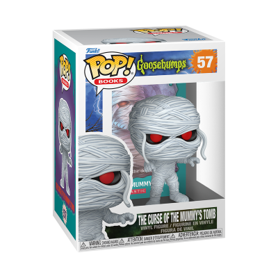 Figura POP! vinil Funko The Curse of the Mummys Tomb nº 57 em caixa branca