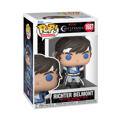 Figura de vinil Funko Pop! Richter Belmont da Netflix Castlevania Nocturne na caixa