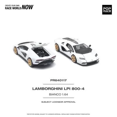 Miniaturas de carros Lamborghini brancas com jantes douradas