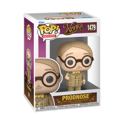 Figura Pop! Movies em caixa de vinil Prod Nose Wonka nº1479