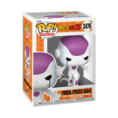 Boneco Funko Pop! Frieza Dragon Ball Z em caixa branca e laranja