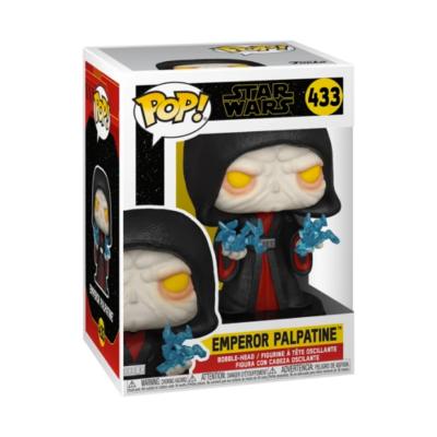 Funko Pop Emperor Palpatine Star Wars na embalagem