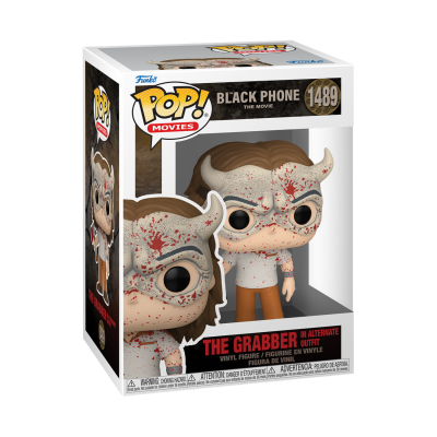 Funko Pop! do personagem The Grabber de Black Phone em caixa