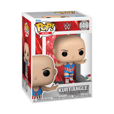 Funko Pop! figura de vinil de Kurt Angle WWE na caixa nº 146
