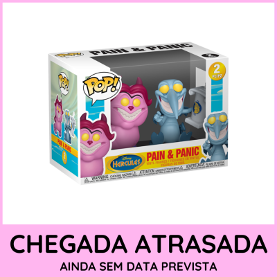 Caixa de figuras Pop! vinil Pain & Panic Disney Hercules