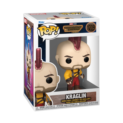 Figura Funko Pop! Kraglin Guardians of the Galaxy na caixa